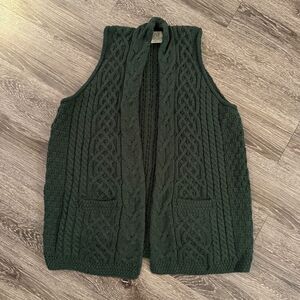 Aran Sweater Market Cable Aran Waistcoat